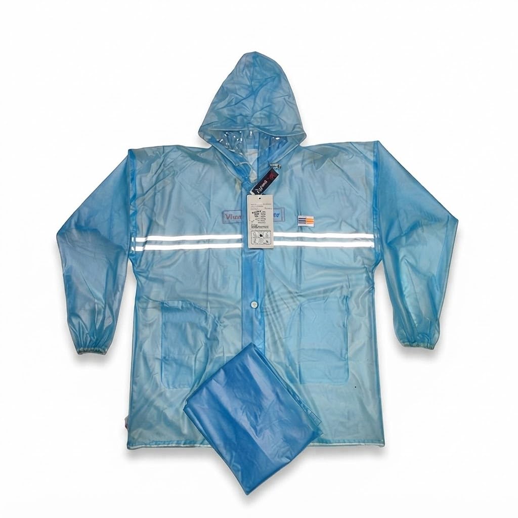 drumstone { 2026 Brings 5 Years WARRANTY ) Raincoat for Men and Women, Waterproof Stylish Rain Suit with Hood & Reflective Strip, Portable Rainwear for Bike Riding, Travel, Office & Daily Commute-picture-44