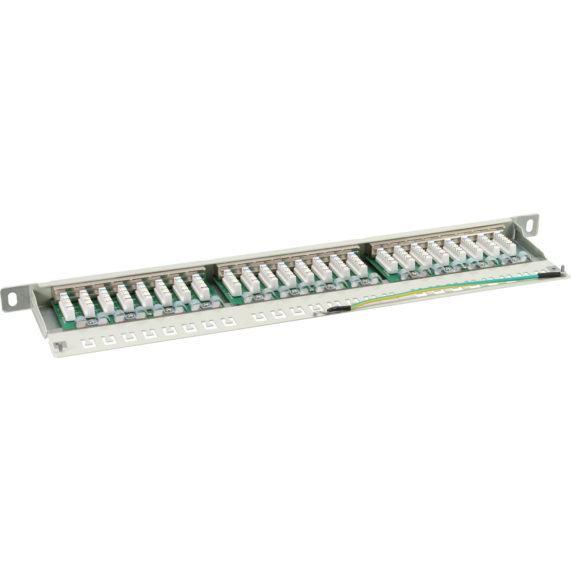 InLine 21720 Patch Panel Cat.6, 24 Porte, 48.26 cm, 19, 0.5He, Nero