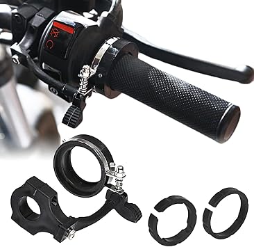 7/8Inch 22mm 1Inch 25mm Black Cruise Control Throttle Lock Kits for Universal Motorcycle