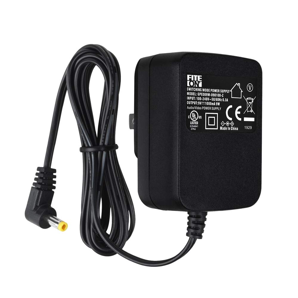 FITE ON 9V 1A AC/DC Adapter Charger For Catfish & IVac Pool Cleaners - UL Listed