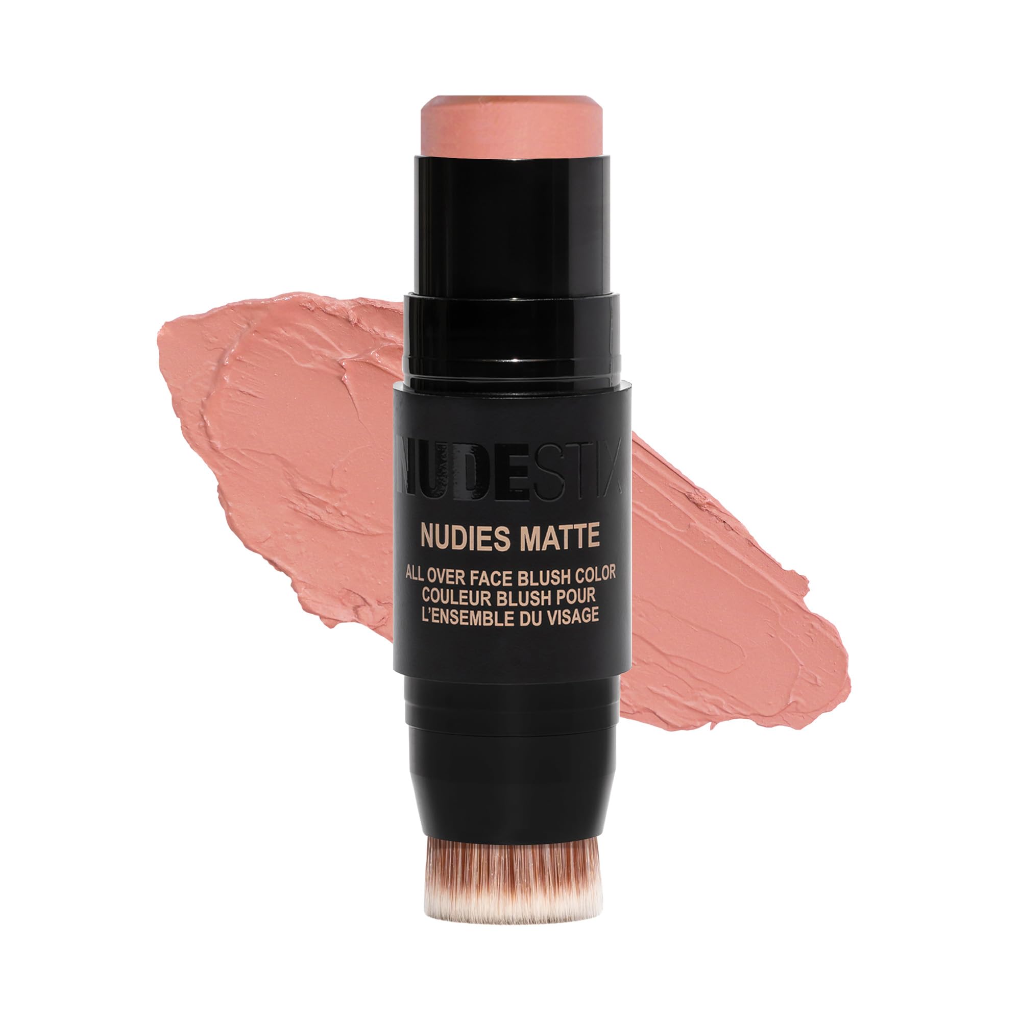 NUDESTIX Nudies Matte Blush Stick Bare Back – Creme Rouge Stick – Natürliches Mattes Finish, Langanhaltend, Vegan – Für Wangen, Augen & Lippen 7g