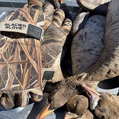 Glacier Glove Pro Waterfowler Gloves - Large - Shadowgrass Blades #TOP2