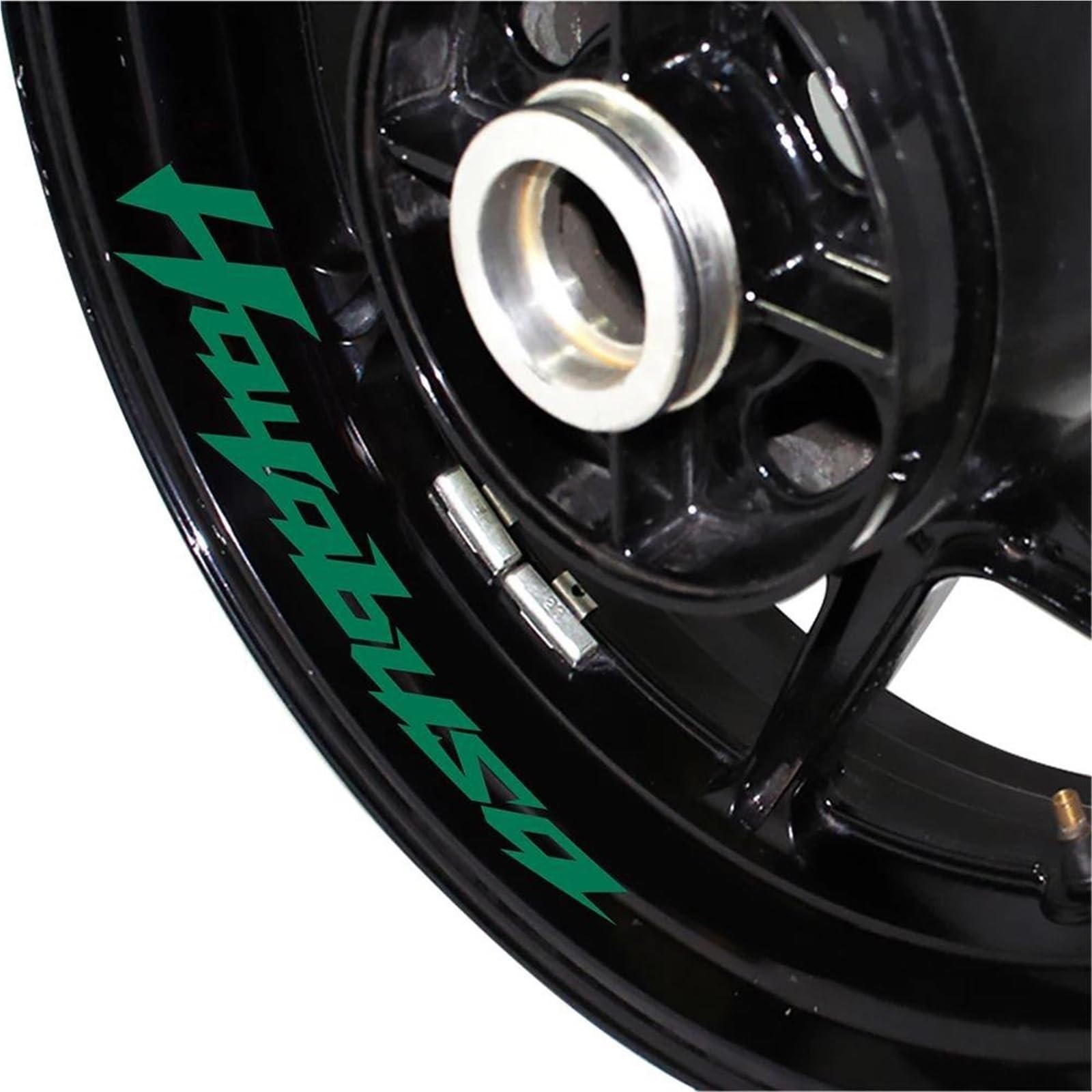 Motorcycle Wheel Sticker Rim Stripes Reflective Waterproof Decals for Suzuki for Hayabusa Motorbike(Color5)