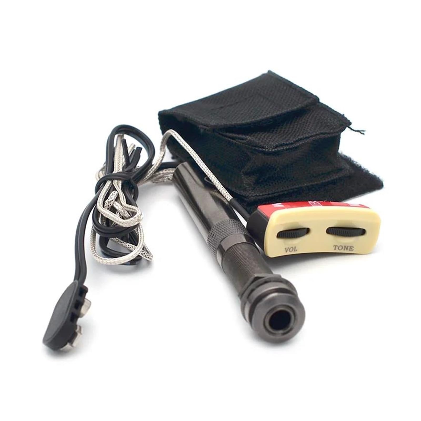Pick-up per Chitarra Acustica Accessori Pickup Regolabile Con Foro Sonoro Per Microfono Stile Penna Per Chitarra Folk Acustica