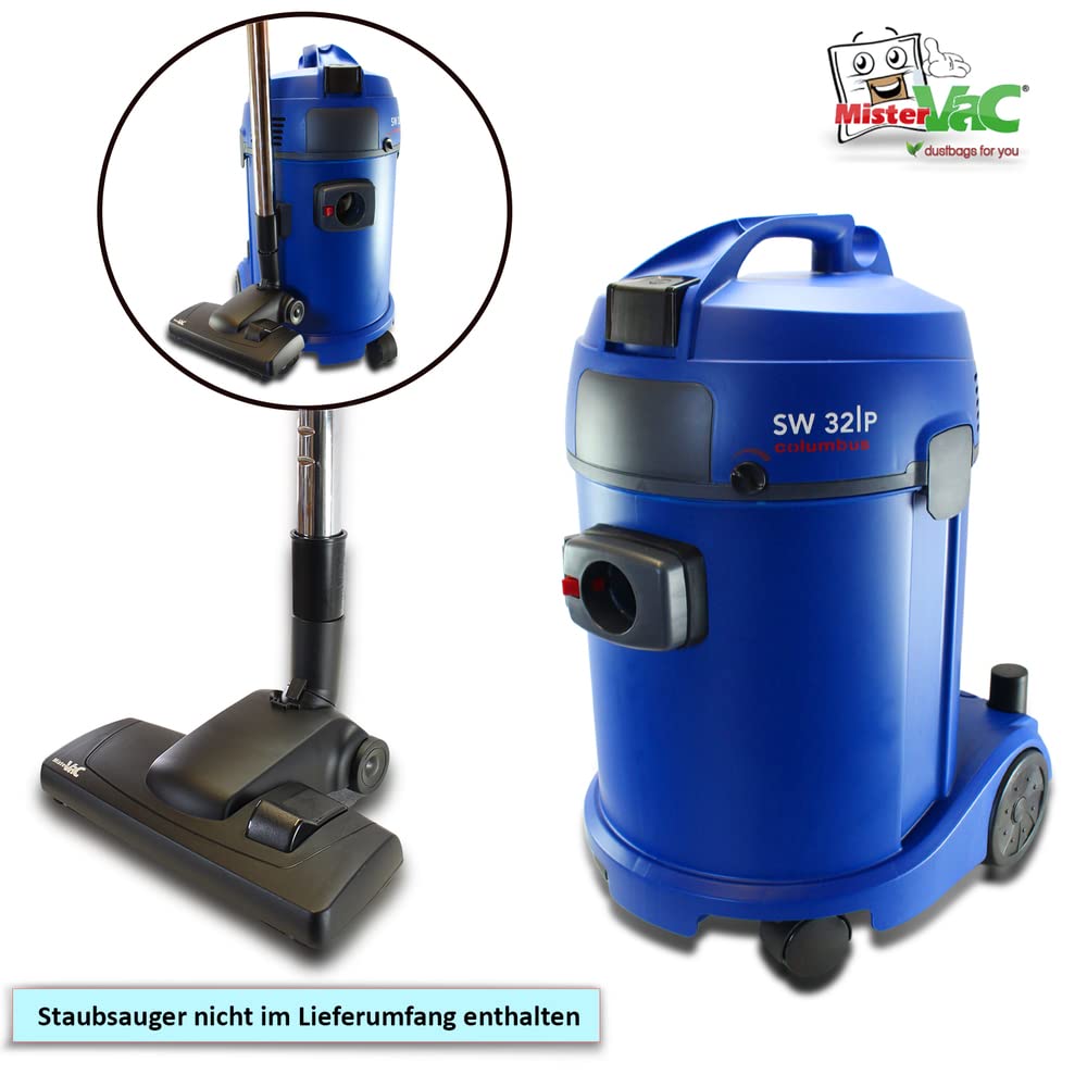Set di bocchette manuali, composto da 1 bocchetta per fessure + 1 bocchetta per imbottiture + 1 spazzola per mobili, compatibile con Columbus ST 7,SprintusT 11,ST2000,ST1000,SW2000