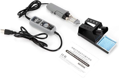 Miniatura 2 de LOYALHEARTDY Kit de estación de soldador, WEP 938D 110V desoldar pinzas calientes mini estación de soldador para BGA SMD