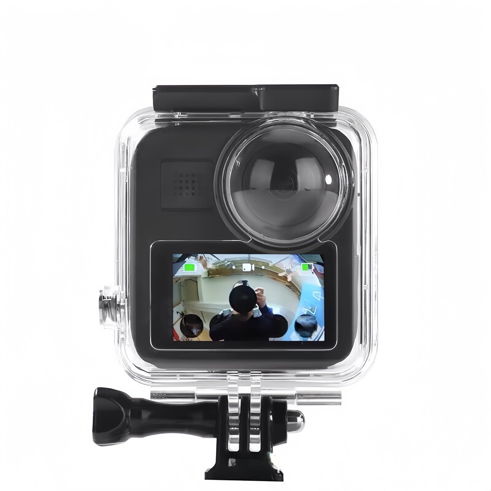 Waterproof Housing Case for GoPro MAX Action Camera, 40M Underwater Diving Protective Diving Case Shell for GoPro MAX with Bracket Mount Accessories kit (Not for MAX 360 2025)-picture-11
