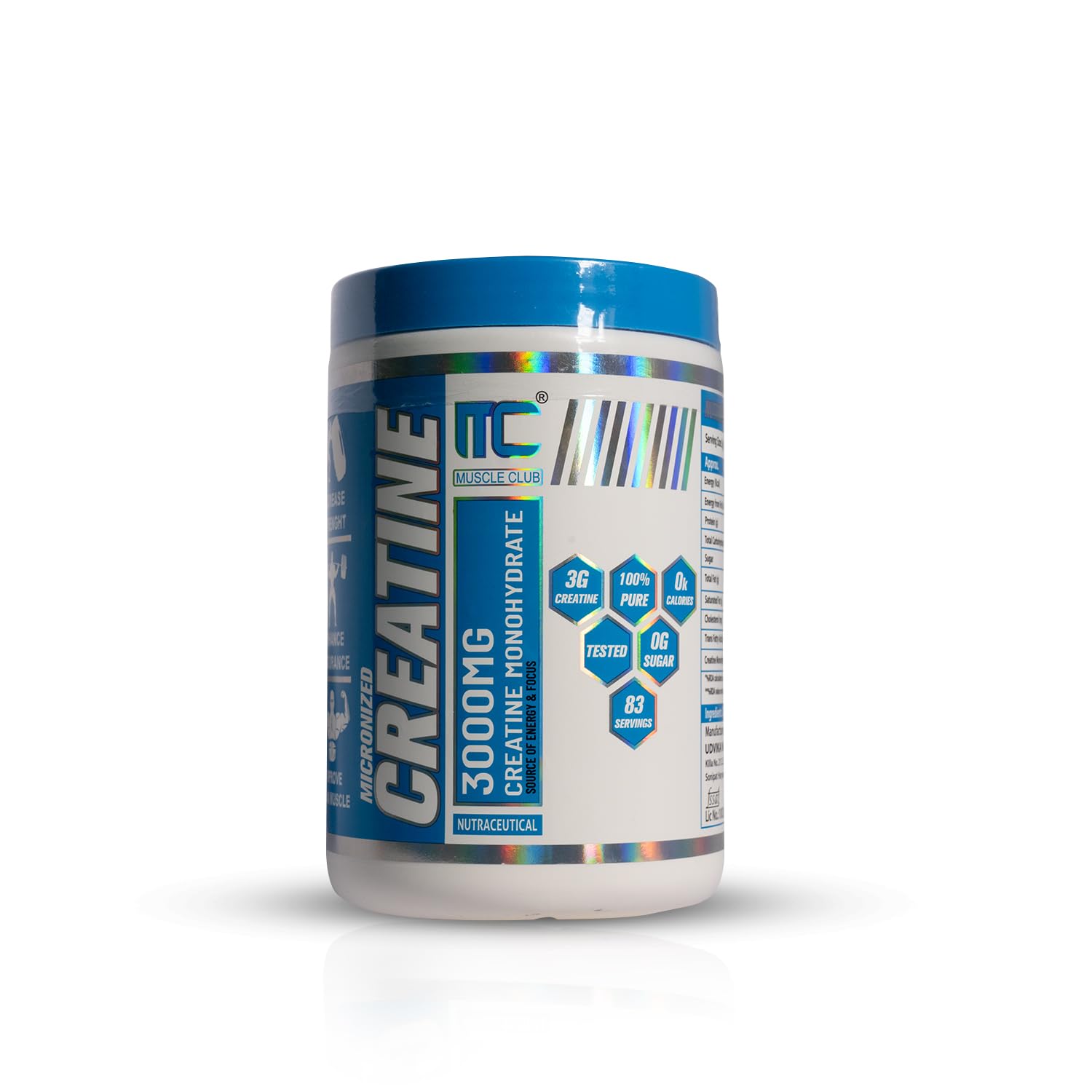 See full amazon price history chart for Muscle Club - Micronized Creatine Powder for Maximum Muscle Recovery, Strength Gains, and Lean Muscle Mass, 250g, 83 Servings (250 Gram, Unflavoured) Muscle Club - Micronized Creatine Powder for Maximum Muscle Recovery, Strength Gains, and Lean Muscle Mass, 250g, 83 Servings (250 Gram, Unflavoured) (B0D9BBFTR2) Amazon Price History, Amazon Price Tracker