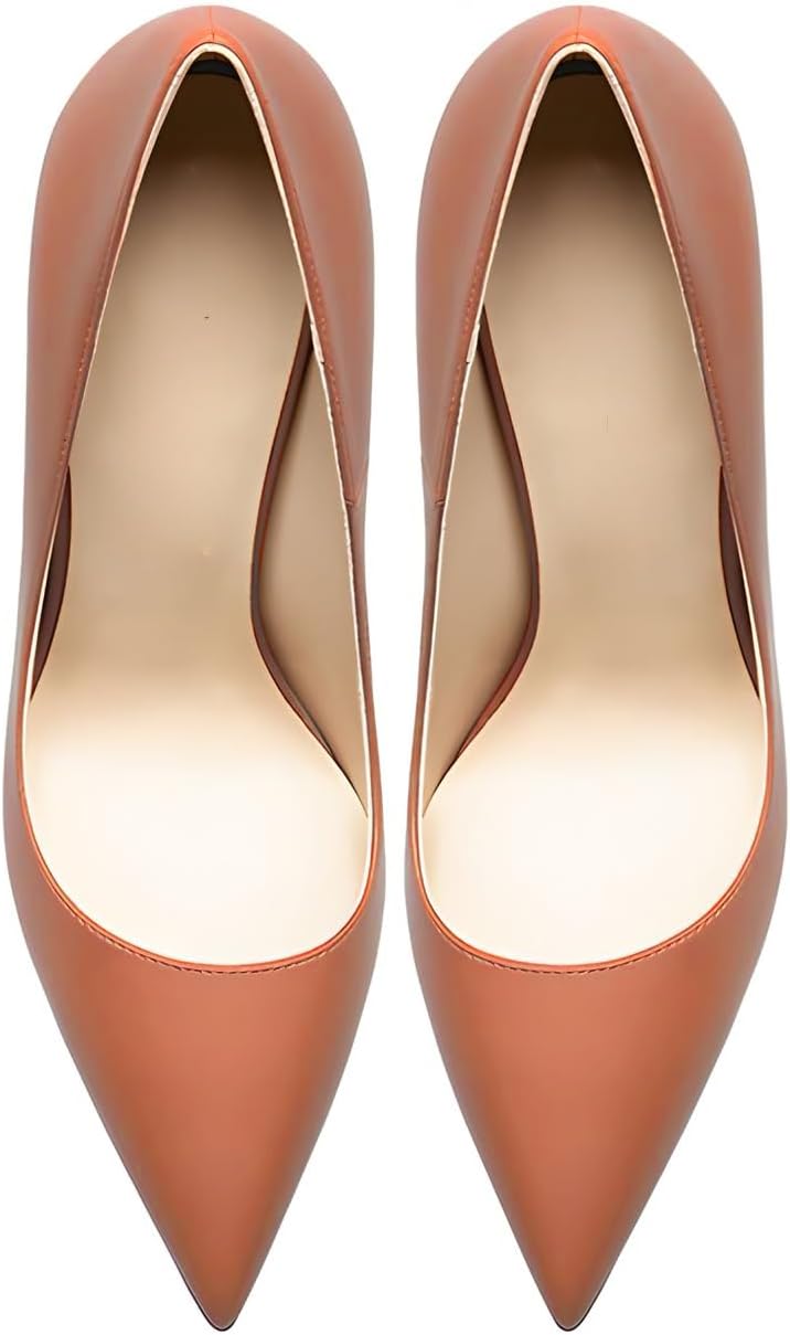 Women's Pointed Toe Stiletto Heels Pumps 4.7IN High Heel Dress Shoes for Parties Wedding Banquet Shoes - Image 7