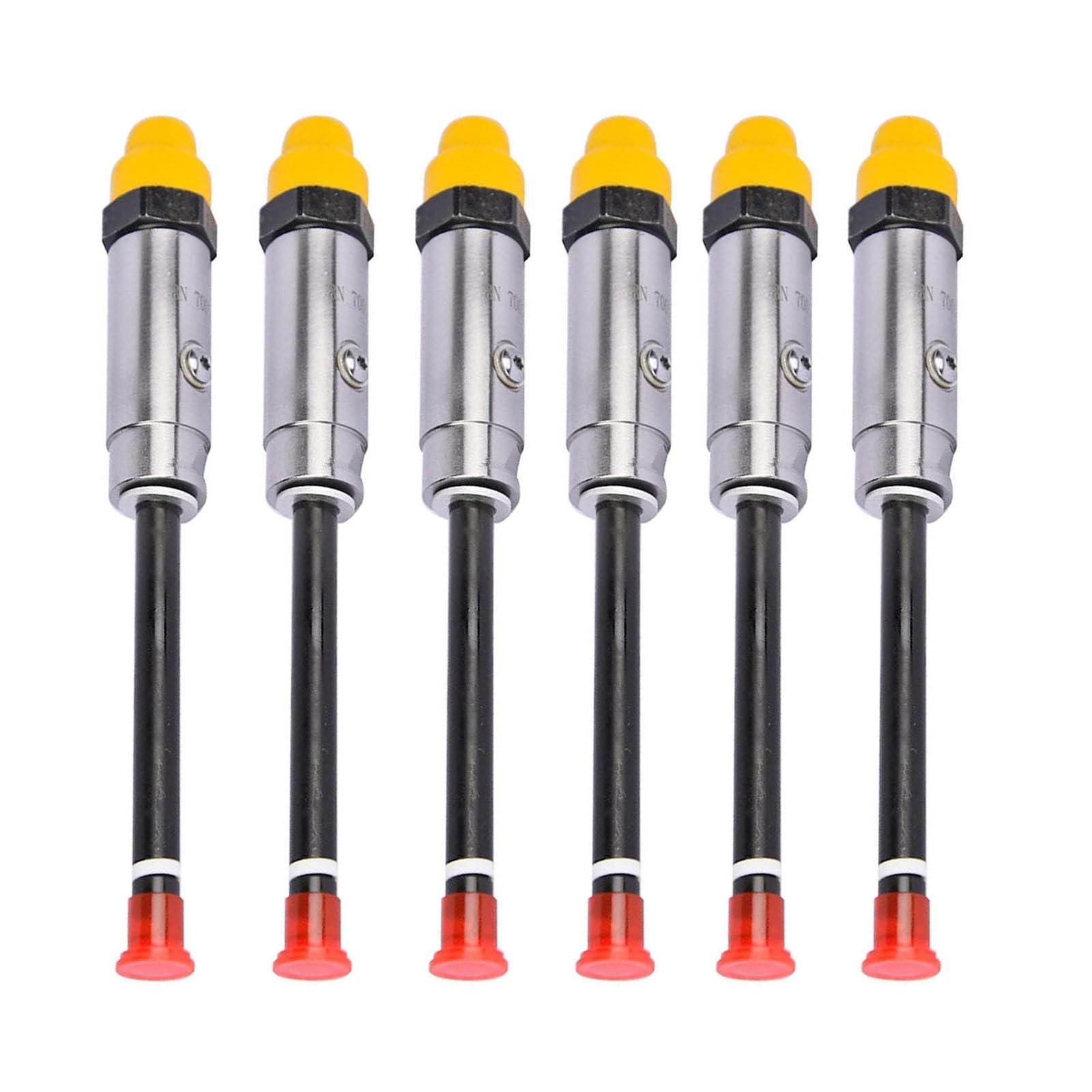 OCTOT 6pcs Fuel Injector 170-5183 1705183 Fits For Caterpillar CAT Engine 3406C 3412 3412C