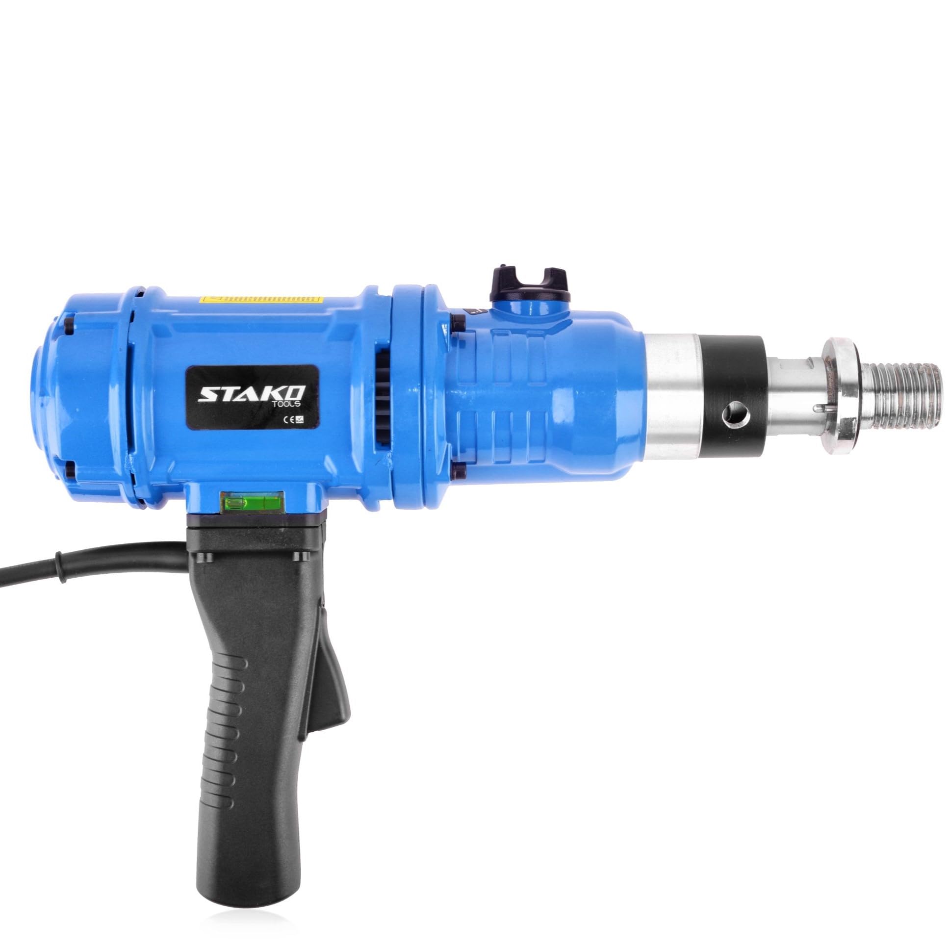 STAKO Professionelle handgeführte Diamant-Kernbohrmaschine mit neigbarem Bohrständer – Max. Bohrdurchmesser Ø202mm – 2100W Motor – 3-Gang-Getriebe – für Beton – 2730U/min – für Nass & Trockenbohrungen
