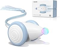Vista 1 de Cheerble Interactive Cat Toys for Indoor Cats, Automatic Moving Kitten Toys, Wicked Mouse Neo Cat Toy with Tail & Lights, Pet Cat Supplies