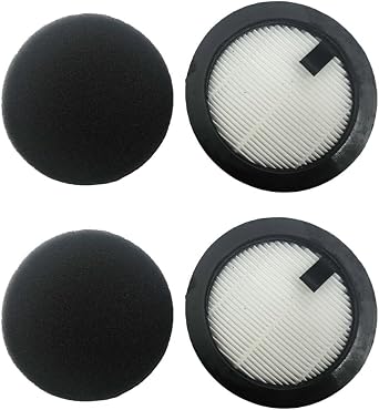 Washable H13 Filter Compatible for SMOTURE VAC01/VAC02/VC70 Cordless Vacuum and ozeeco EC01, Reusable High Efficiency Household Dust Filters with Sponge, 4 Piece Set2 PACK