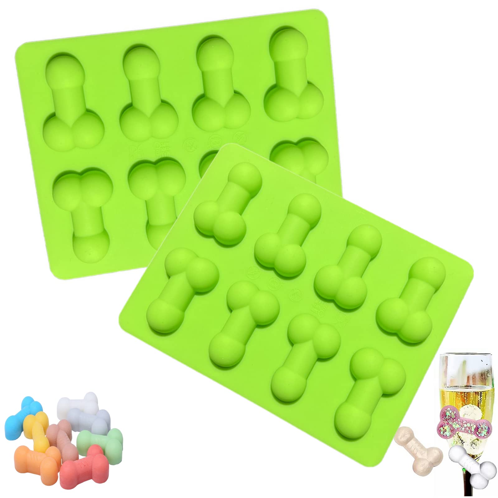 3 Stampini In Silicone Per Cubetti Di Ghiaccio Divertenti – Forme 3D, Riutilizzabili, Atossici, Per Cioccolato, Caramelle, Dessert, Decorazioni San Valentino