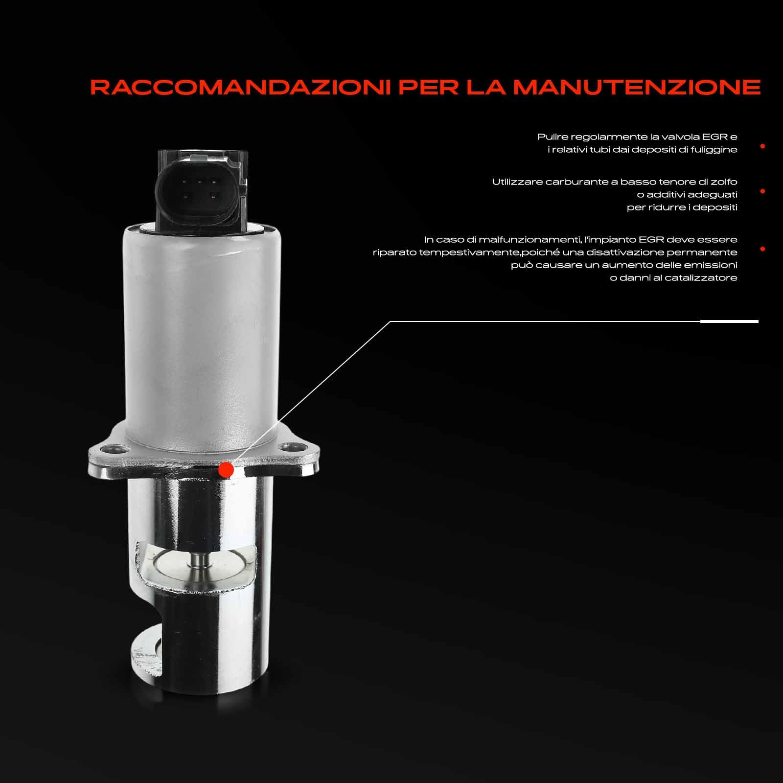 Frankberg Valvola EGR per il ricircolo dei gas di scarico 7700107797 | Compatibile con: M.e.g.a.n.e I Classic LA0/1, Primastar pianale/telaio X83, Carisma Saloon DA, M.e.g.a.n.e I Coach DA0/1
