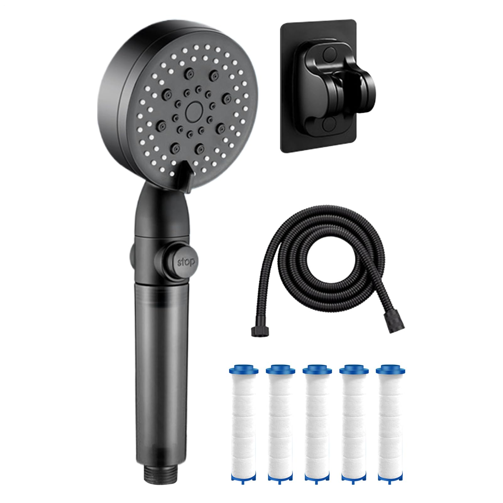 Pommeau de douche à filtre réglable pour salle de bain et animaux
