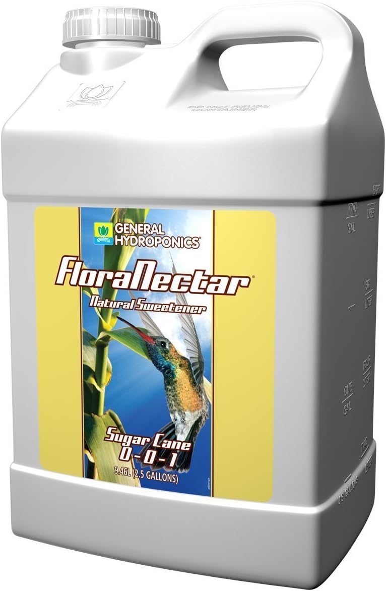 General Hydroponics Flora Nectar Sugar Cane for Gardening, 2.5 Gallon