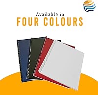 Vista 5 de PPE Printfinish - Cubiertas de papel de piel sintética con esquinas redondeadas texturizadas para informes y presentaciones, esquinas redondeadas