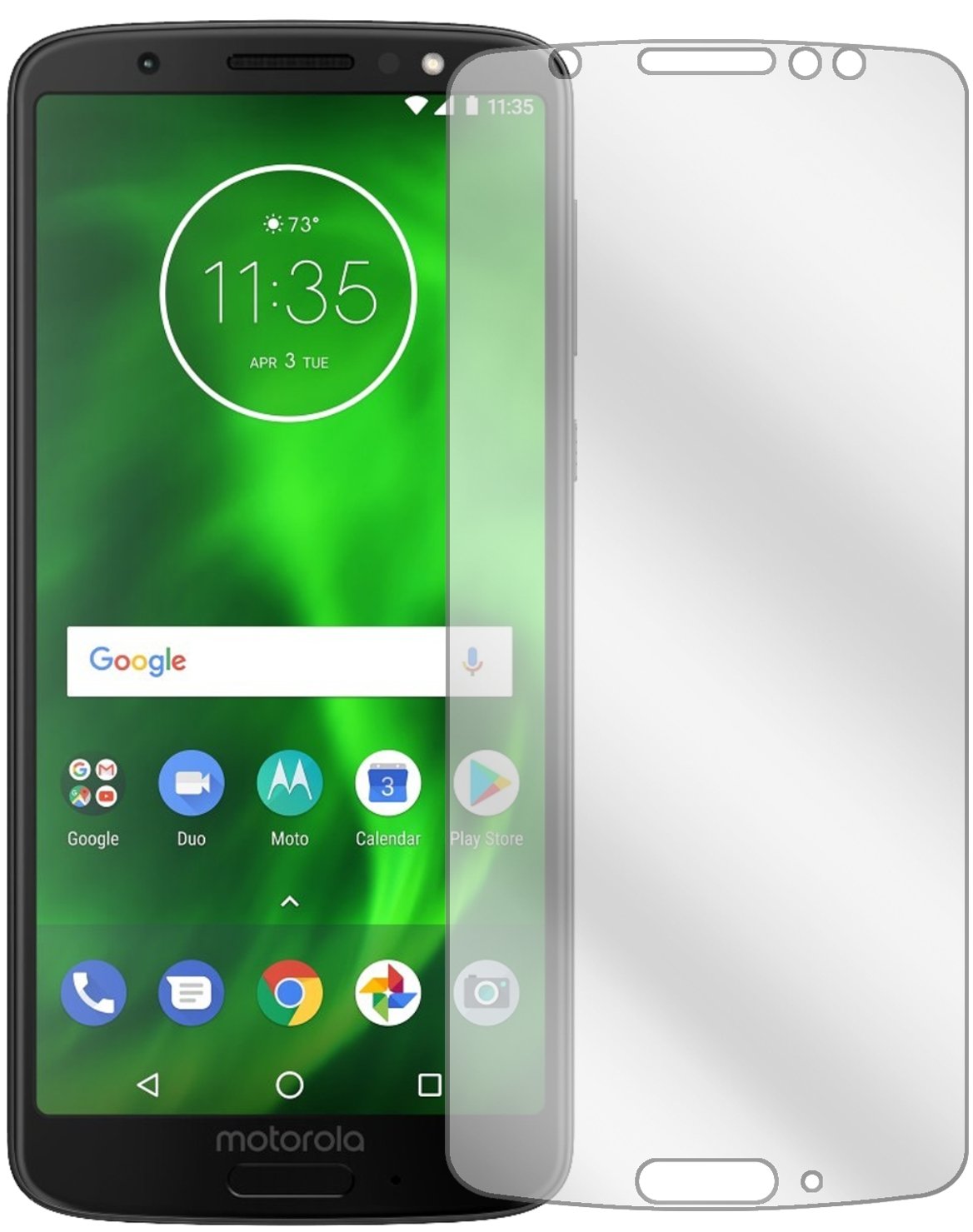 dipos I 6X Pellicola Protettiva Compatibile con Lenovo Moto E3
