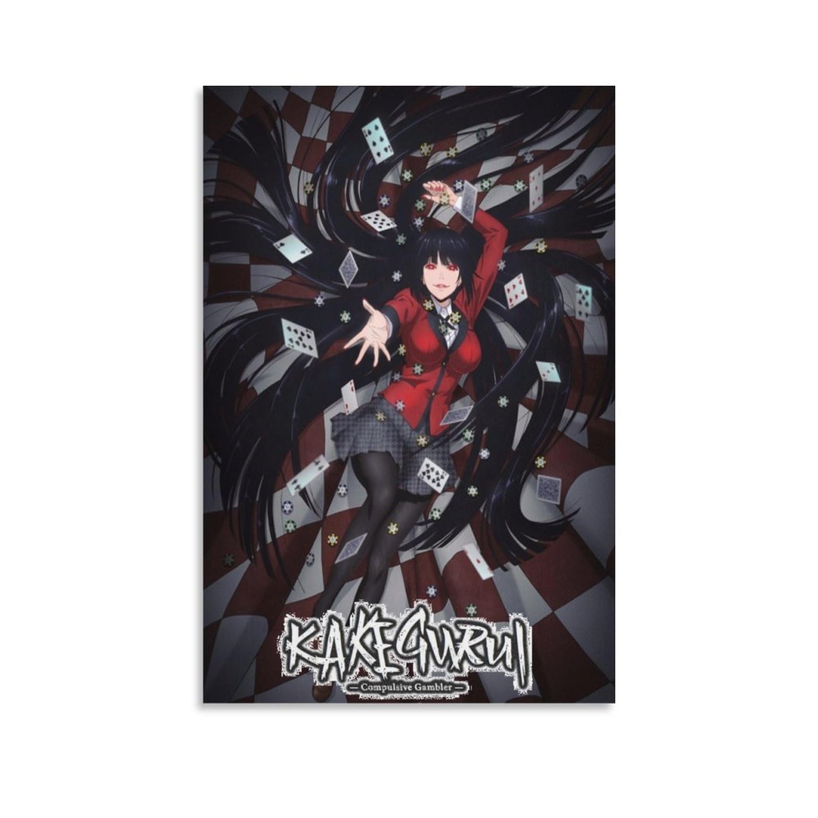 Anime Poster Kakegurui – Compulsive Gambler Posters (3) Canvas Wall Art Painting Poster Decoration Ga Wall Art Paintings Canvas Wall Decor Home Decor Living Room Decor Aesthetic 08x12inch(20x30cm) Un