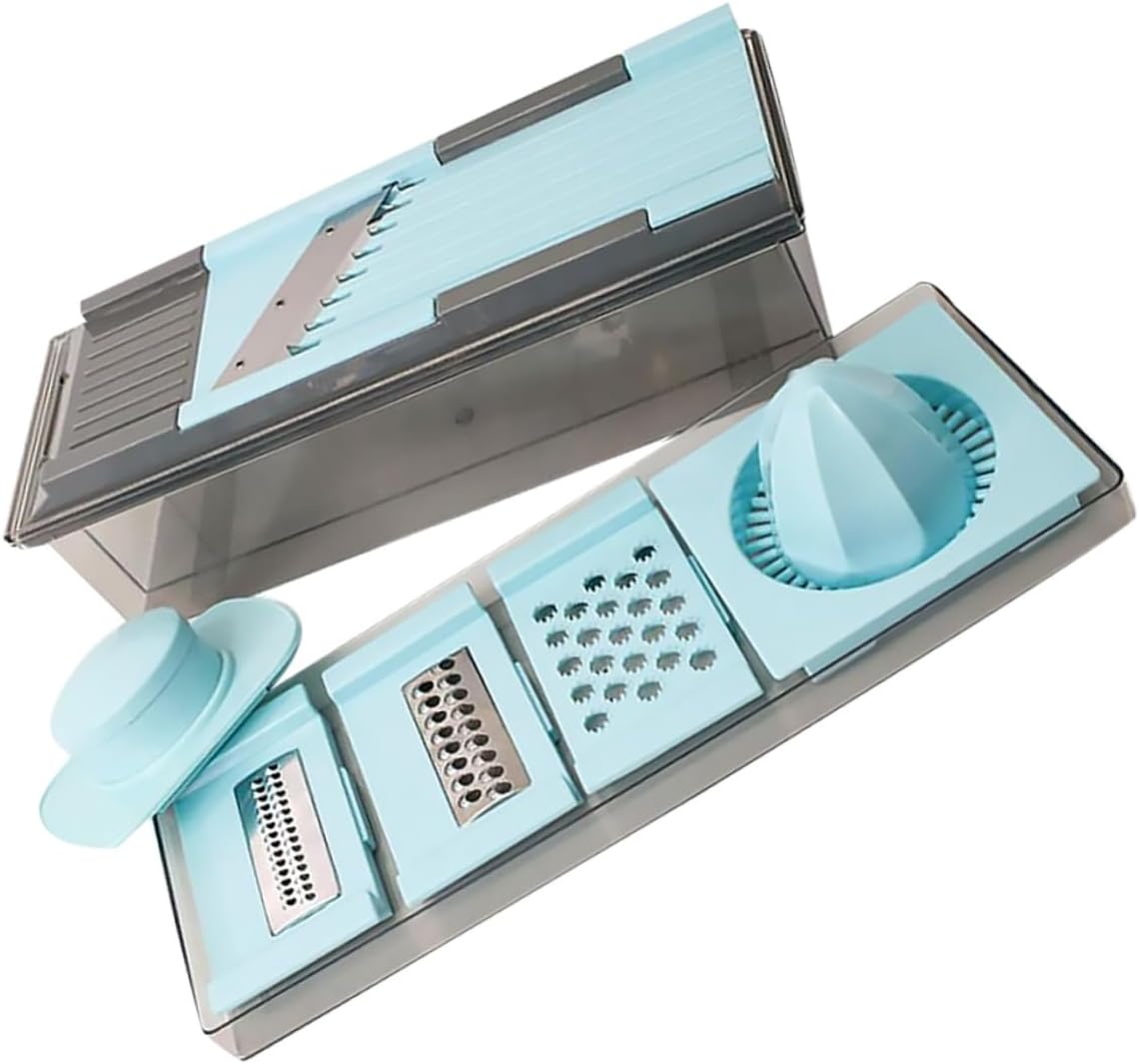 PRETYZOOM Multifunctional Vegetable Cutter Slicer Manual Juicer Squeezer for Efficient Home Kitchen Use for Carrots Ginger Cucumbers and More