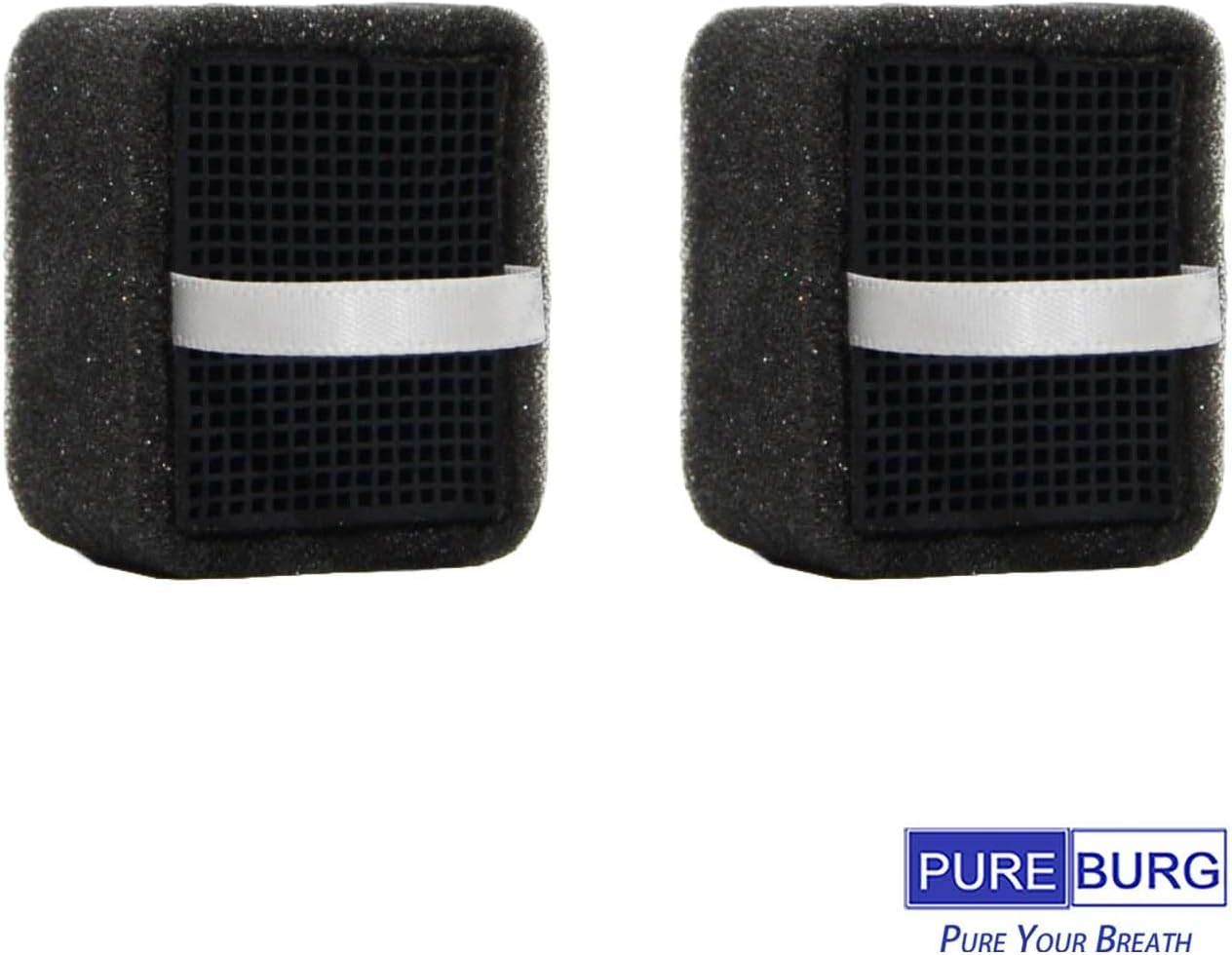 PUREBURG SCF-30 Carbon Deodorizing Filter Compatible With Brondell Swash CL2200 Swash Thinline T22 T44 electric bidet seats, 2-Pack carbon Deodorizing Cartridge