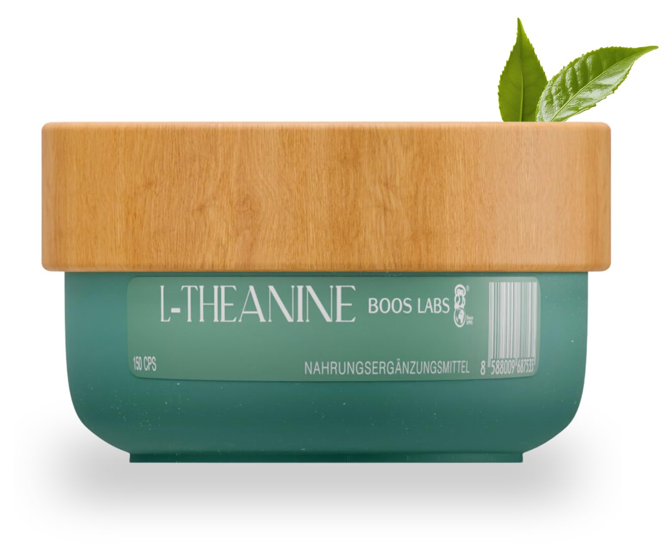 BOOS LABS L-Theanin Aminosäure 200mg 150vegane Kapseln Für Stressreduction Hochdosiert Camellia Sinensis Alternative zu 