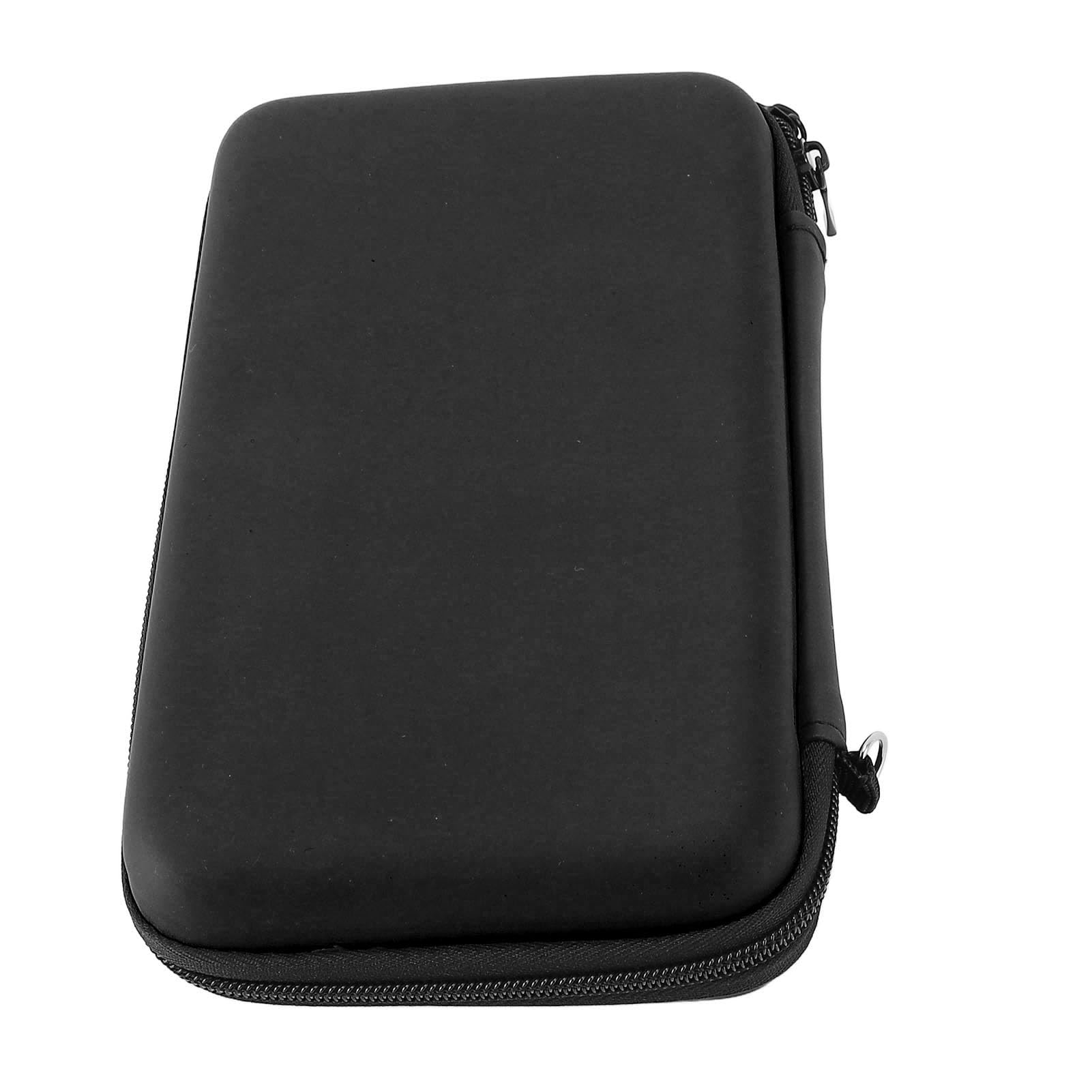 Annadue Custodia da Trasporto per Console di Gioco per Il Nuovo 3DS XL, Custodia Protettiva da Viaggio Rigida con Tasca Interna per 8 Slot di Gioco (Black)
