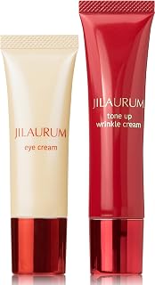 (JILAURUM) 眼霜 调色霜 套装 男士 化妆打底 改善皱纹 眼臀 斑点配方 医学外品 眼霜20g 调色霜30g