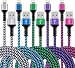 iPhone Charger [5Pack/6.6ft], Long Braided Lightning Cables, Fast Charging Power Charger Cords for iPhone 11/11 Pro/11Pro Max/XS/XR/8/7/6S Plus, iPad mini/2/3/4, Pro Air2/3/4th gen, iPod Touch Charger