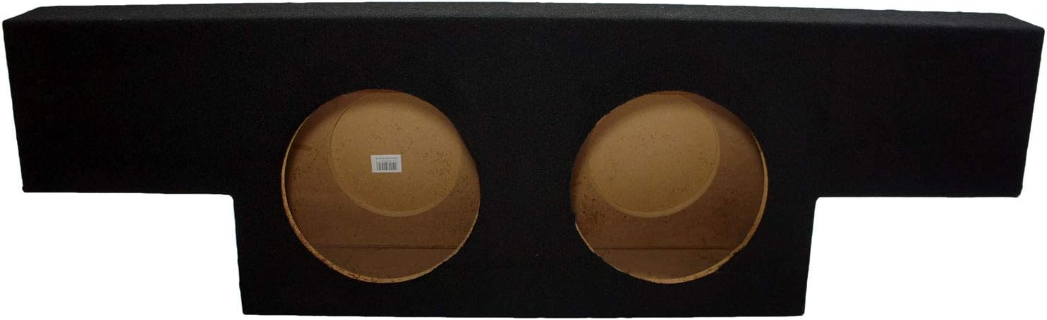 KICKER 43C104-N Compatible with Chevy Silverado 2001-2006 1500 Crew Cab Truck Dual 10" Comp C10 Subwoofer Sub Box Package