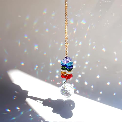 Miniatura 4 de H&D - Atrapasueños con cristales de 30mm para regalo