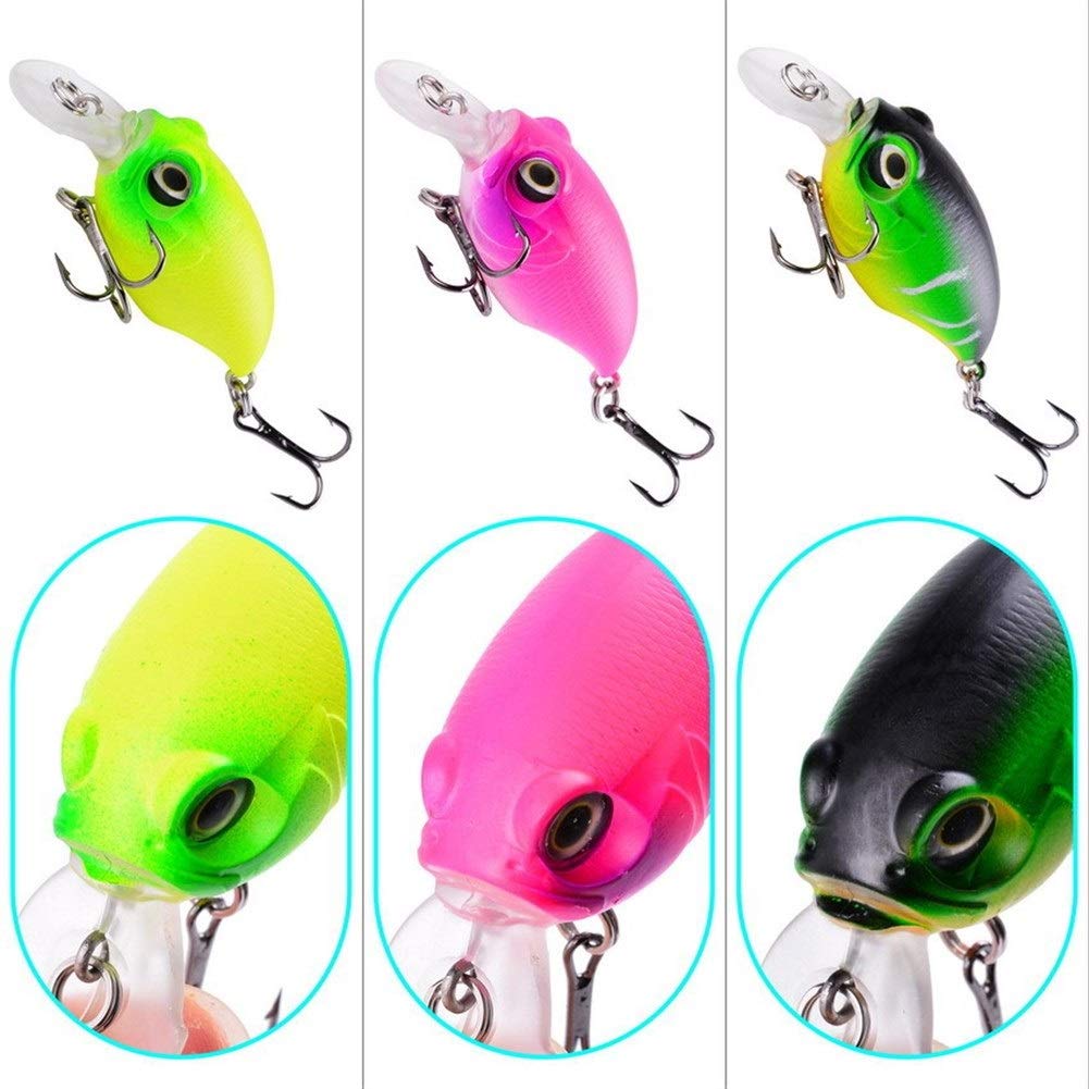 Miękkie przynęty wędkarskie, Wędkarstwo Tonąca przynęta 1 szt. Crankbait Fishing Lure 6 cm 8,4 g Pływająca Isca Sztuczny plastik Twarda przynęta Woblery Minnow Bass Szczupak Wędkarstwo karpiowe