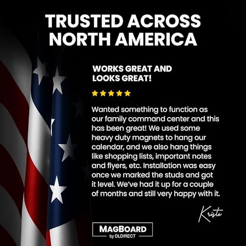 Diamond Life Magnetic Wall Board - Multipurpose Easy-To-Install Memo Board & Bulletin Board For Home, Office, And Classroom - Pre-Drilled With Mounting Screws Included (Gray 24"X48", 1-Pack) #TOP6