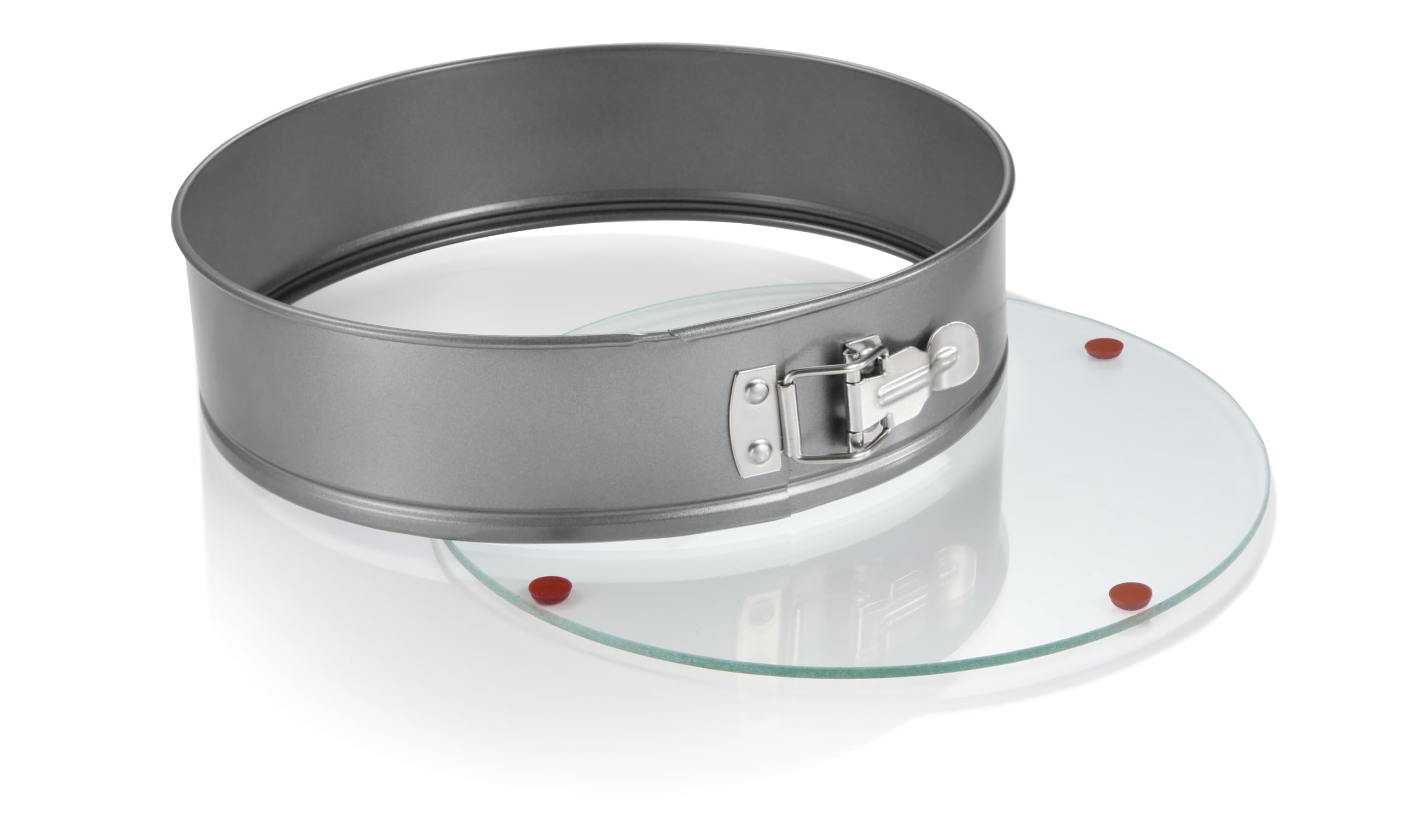 Tescoma Delicia Opening Cake tin ø 28 cm, with Glass Bottom, Metal