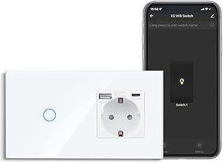 CNBingo Smart Touch Light Switch with USB Sch...,