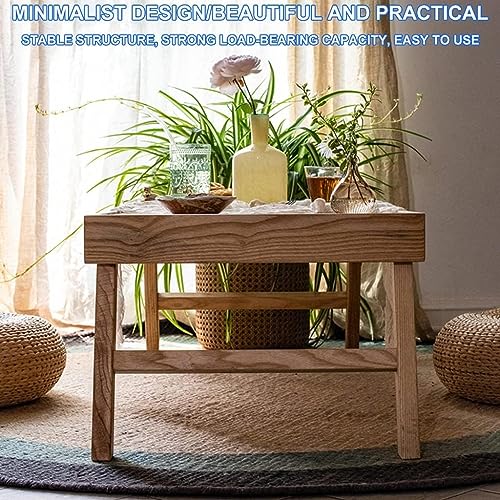 Table pliante japonaise bois table à thé zen petite table basse de sol - 6