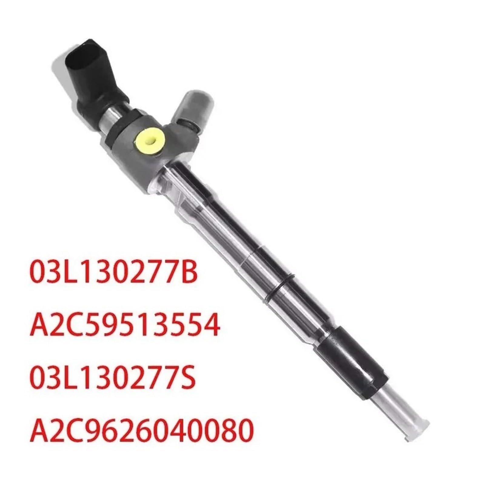 Inyector de combustible diésel 03L130277B 03L130277S compatible con Audi Skoda 1.6 TDI VW GOLF PASSAT POLO JETTA A2C59513554 A2C9626040080(03L130277S)