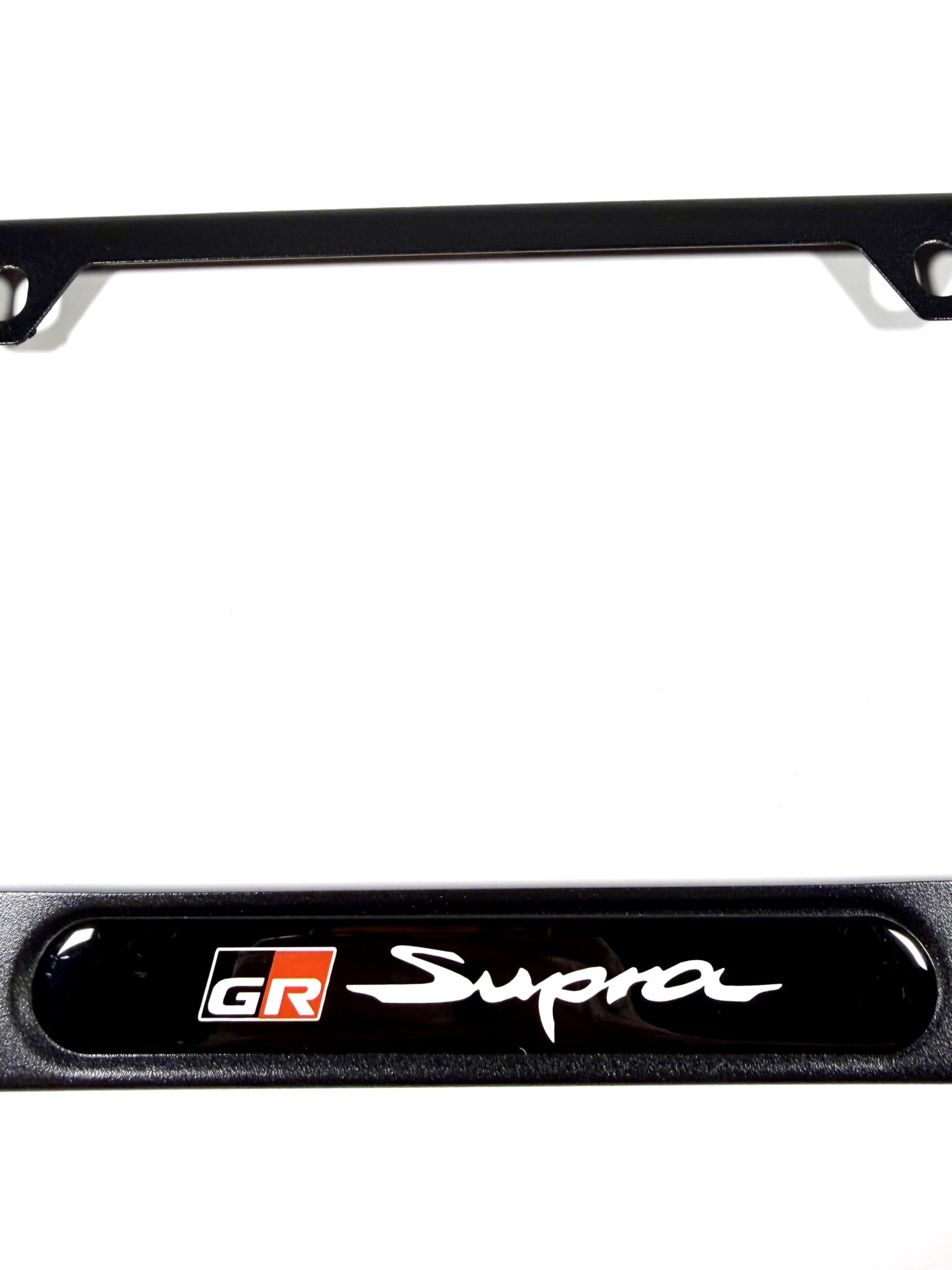License Plate Frame Gr Supra Stainless Steel Matte Black