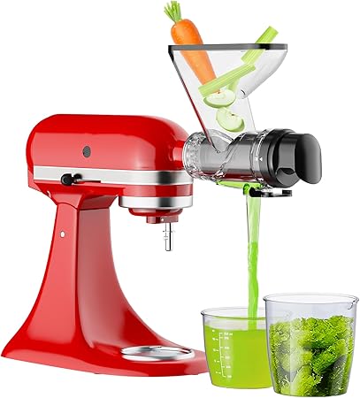 Masticating Juicer Attachment for KitchenAid Stand Mixer, Cold Press Juicer