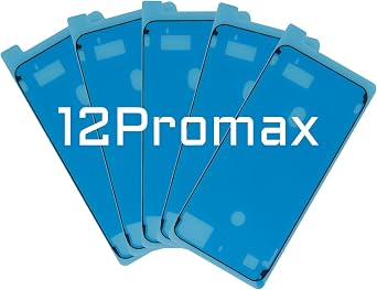 5 PCS for iPhone 12 PRO MAX Waterproof Pre-Cut Adhesive Sticker Fix 6.7" 12PROMAX Repair Screen Water Resistant Waterproof Sealing Sticker Tape Kit for A2342 A2410 A2412 A2411