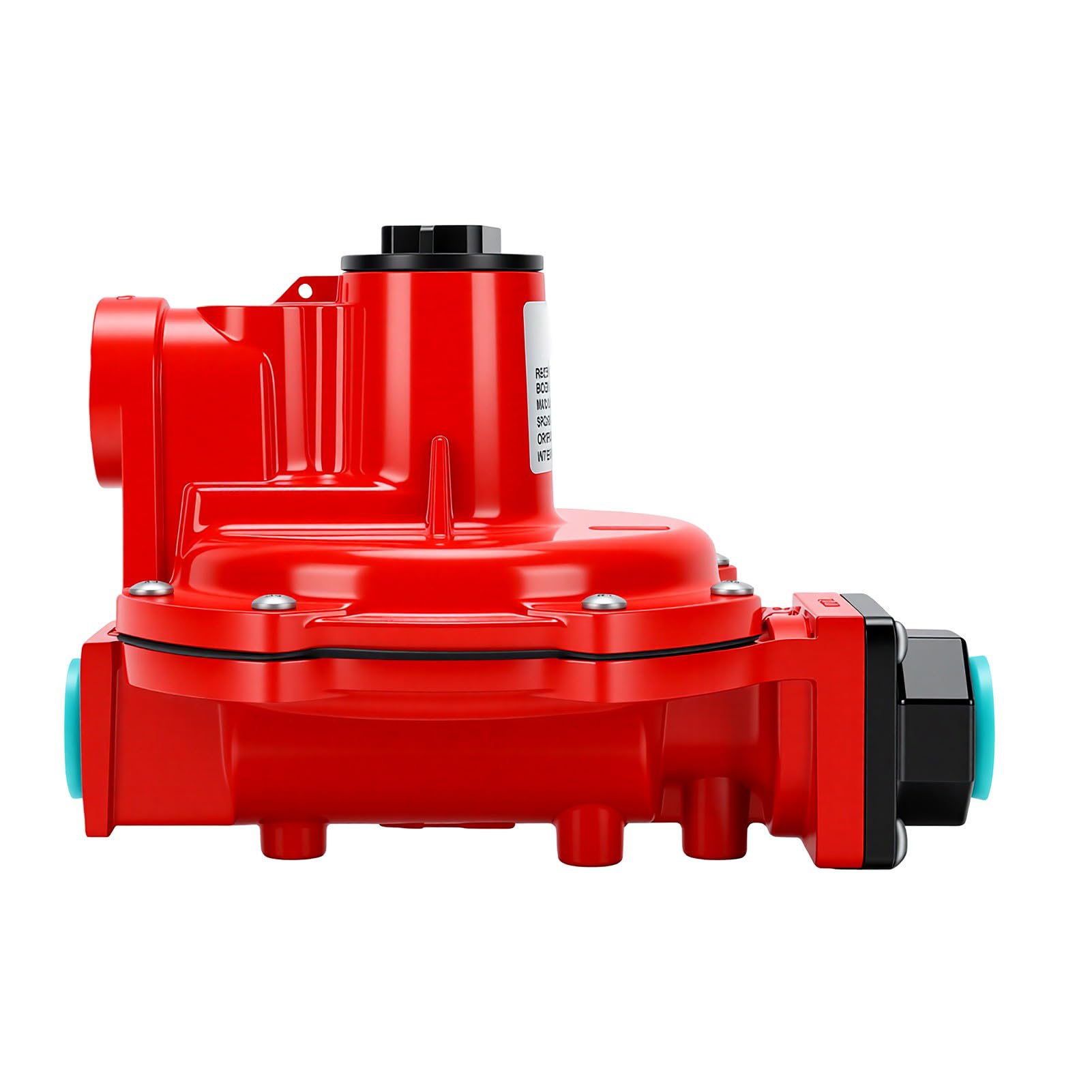 Regulador de Gas Ajustable de Alto Flujo de 8-12 PSI para Usos Comerciales Residenciales Diseño Duradero de Hierro Fundido