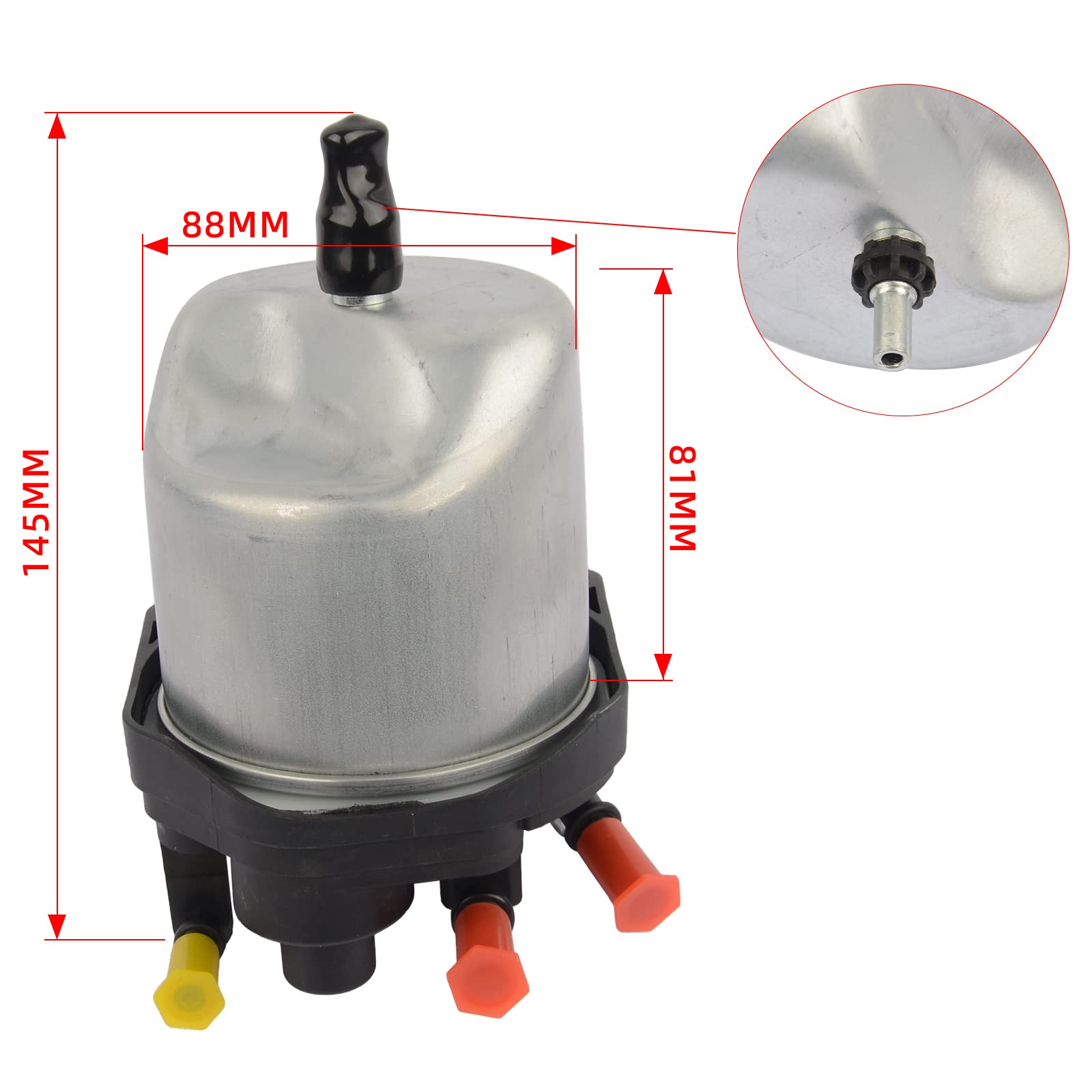 Filtro de combustible diesel 1.6HDi 9809757980 Compatible con Berlingo C3