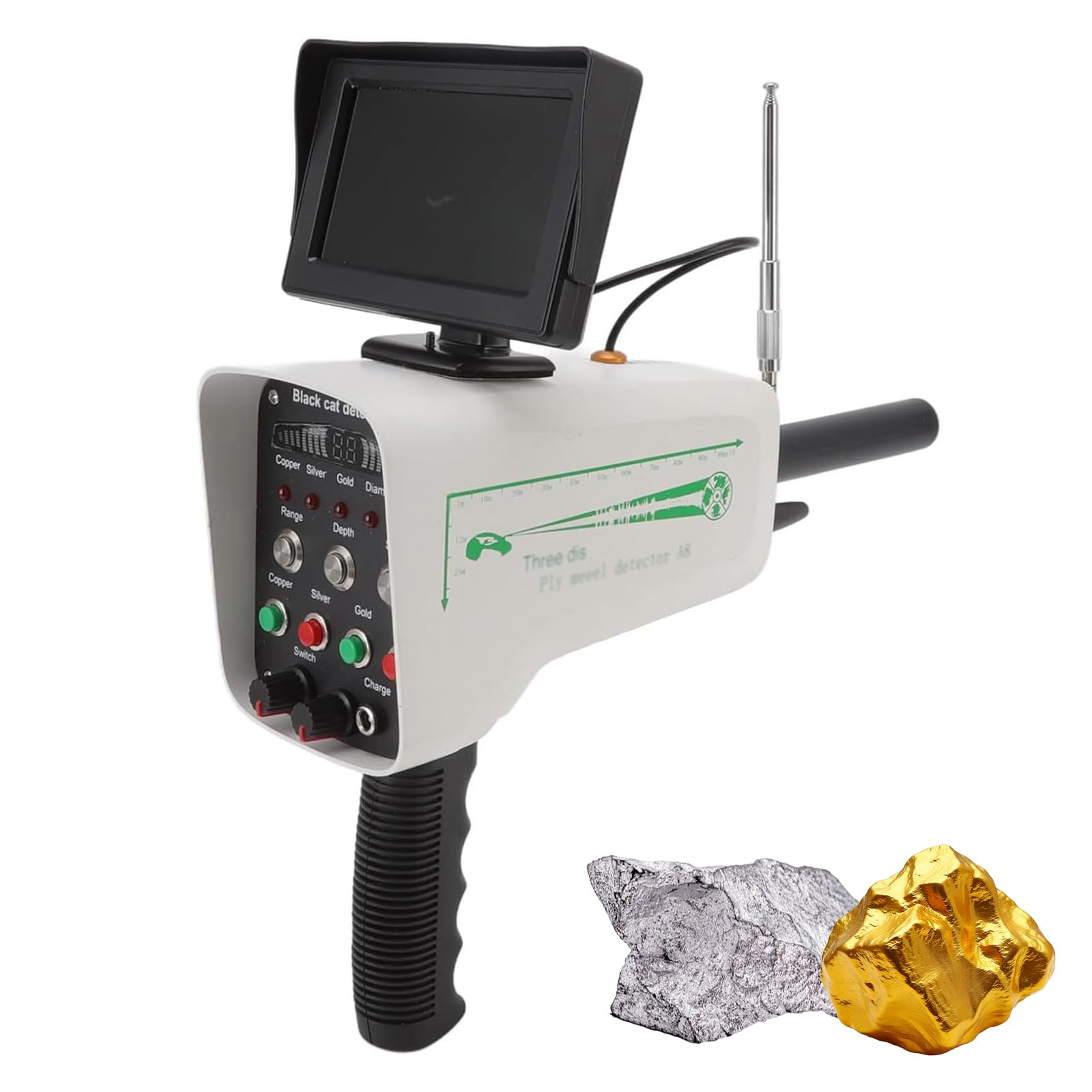 Metal Detector Intelligente, Rilevatore Oro Argento Rame Alta Precisione