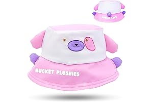 Bucket Hat Kawaii Hat Adults Teens with Tail Ears Paws Cute Cartoon...