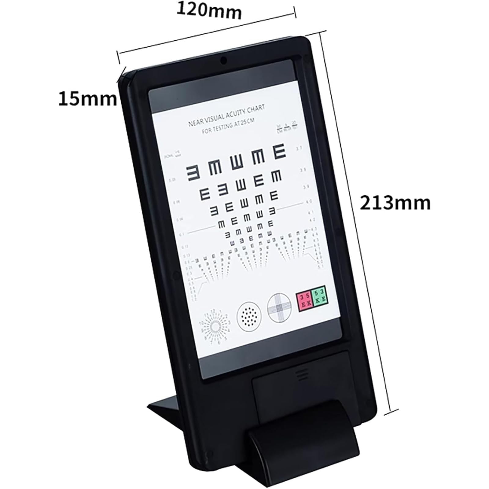 Tabelle Digitali Per Esami Della Vista, Test Della Visione Da Vicino A Led Con Barre Rosse E Verdi, 5 Bersagli Di Rilevamento, Per Ospedale, Scuola, Casa, Ufficio
