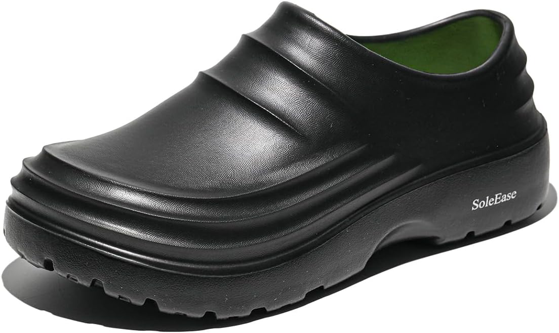 SoleEase Unisex Black Chef Shoes Men