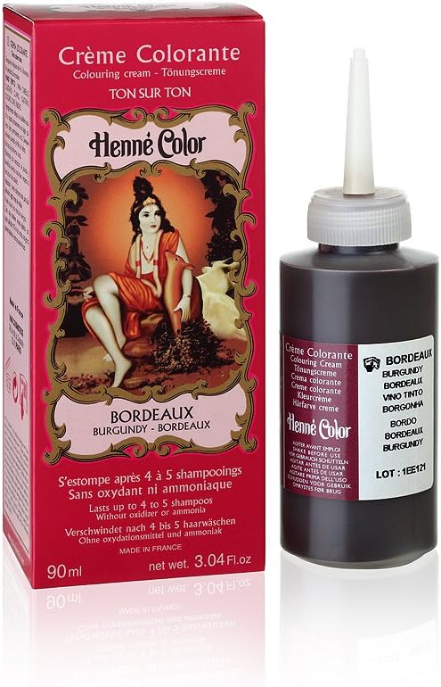 Burgundy Henna Hair Colouring Cream 90 ml