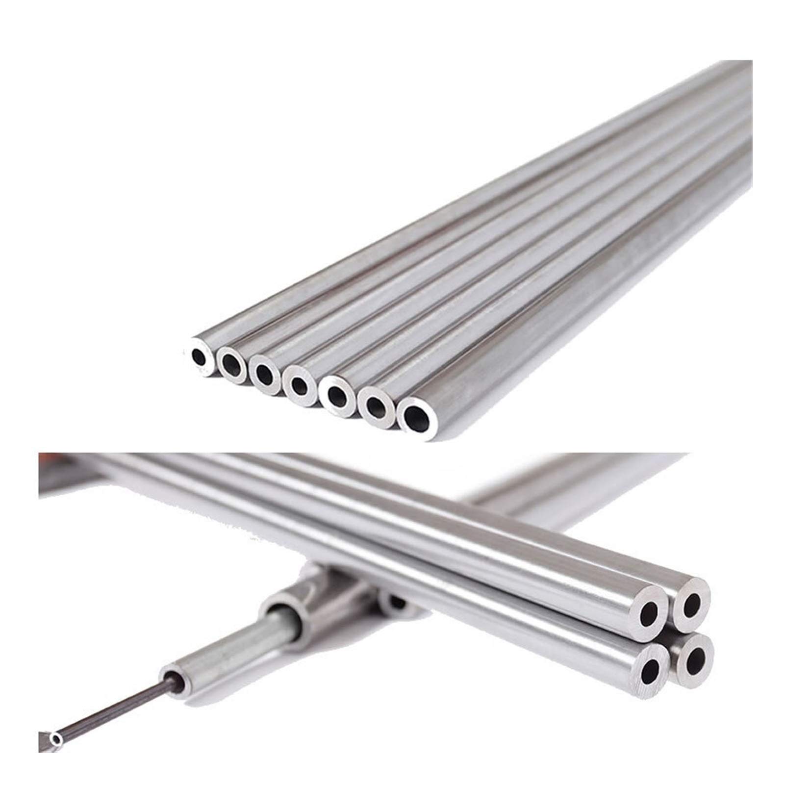 Tubo recto de metal sin costura 304, longitud de 500 mm(12x2mm)