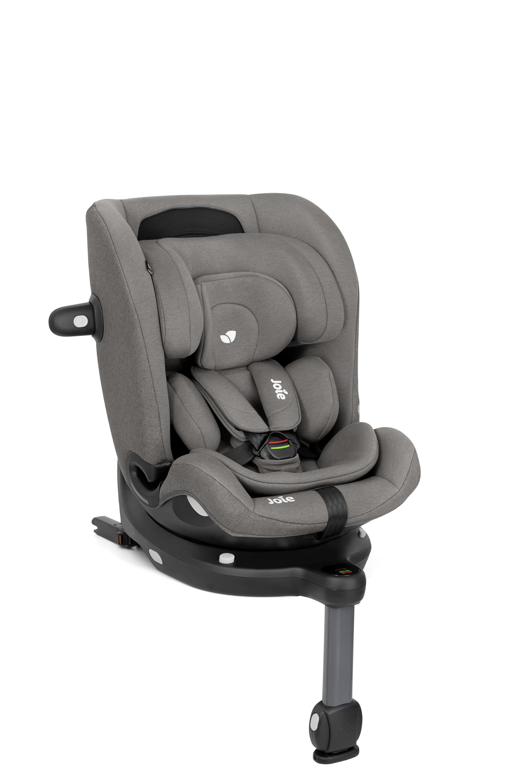 Joie i-Pivot™ grow seggiolino auto i-Size R129, rotazione, ISOFIX, protezione dagli impatti laterali – dalla nascita ai 10 anni (40–135 cm), thunder
